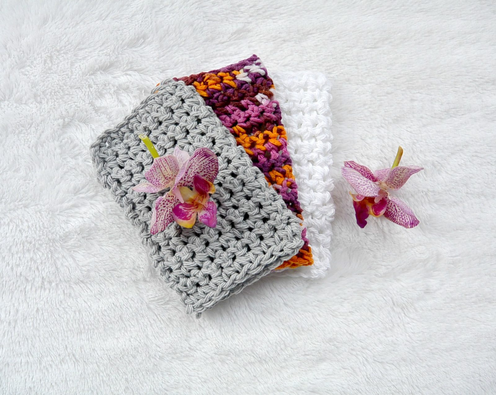 Basic Beginner Easy Crochet Washcloth Pattern