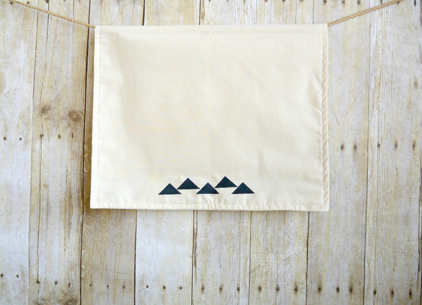 small + friendly: DIY Stamped Dish Towels