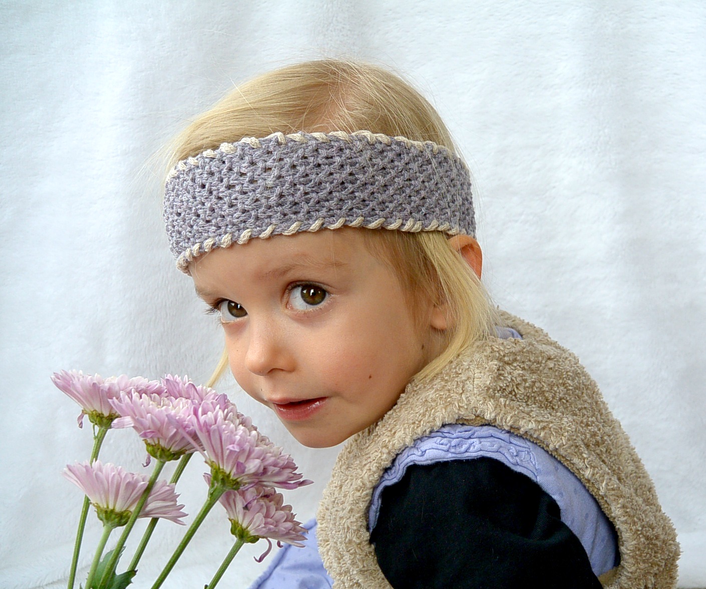 Easy Seed Stitch Headband – Adult or Child