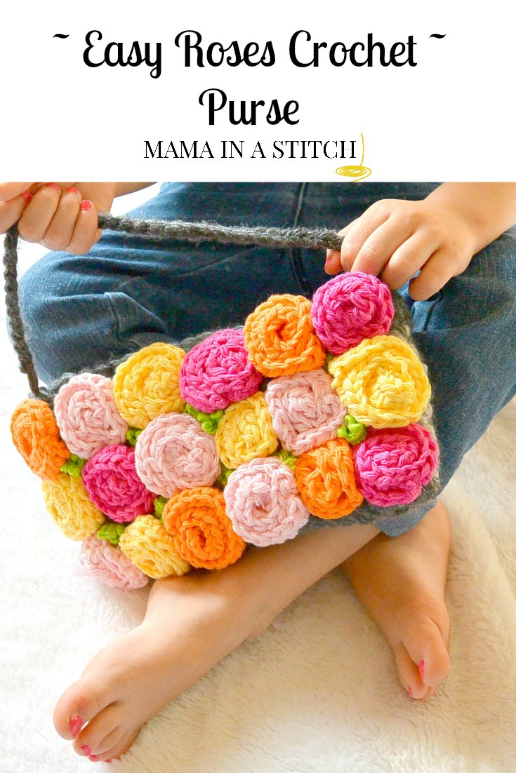 Roses Crochet Purse – Mama In A Stitch