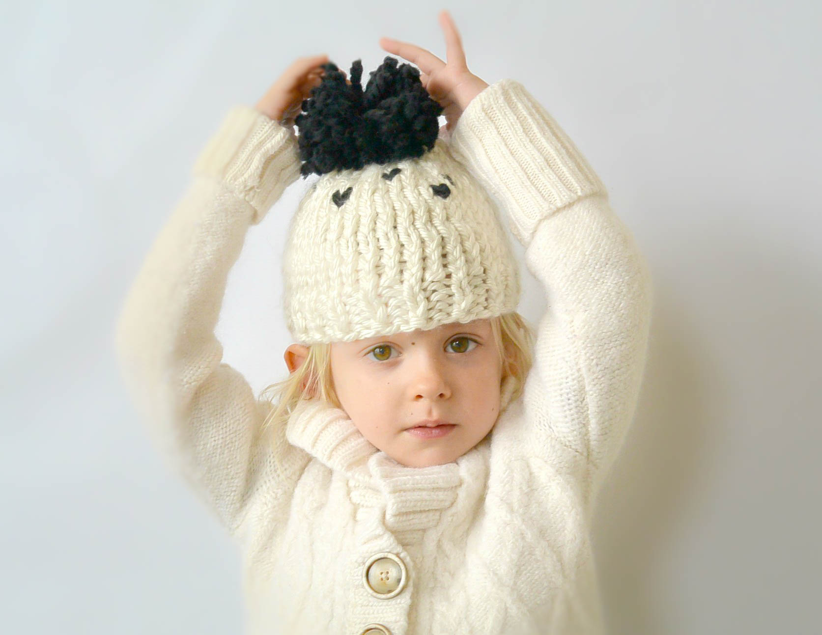 Everyday Chunky Knit Toddler Hat Pattern