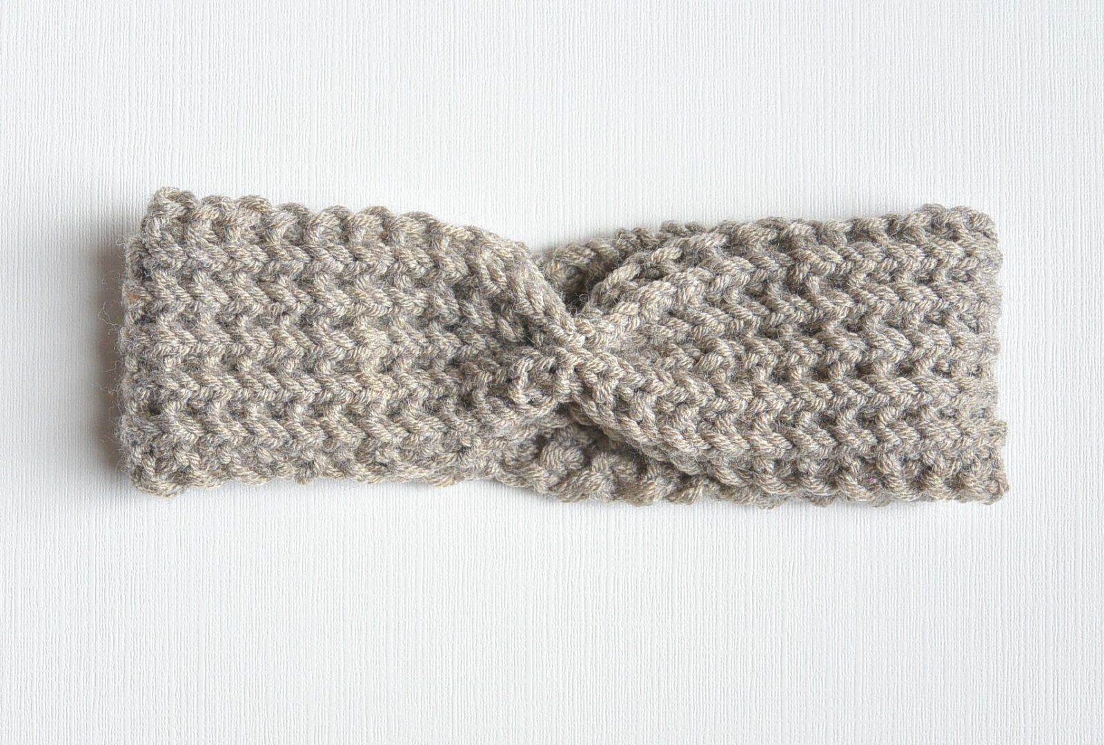 Half Fisherman Knit Headband & Downton Abbey Yarn