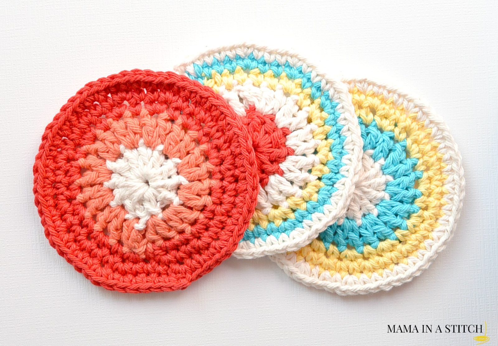 Modern Crochet Coasters, Crochet Pattern