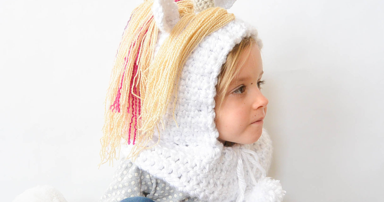 unicorn hoodie crochet pattern