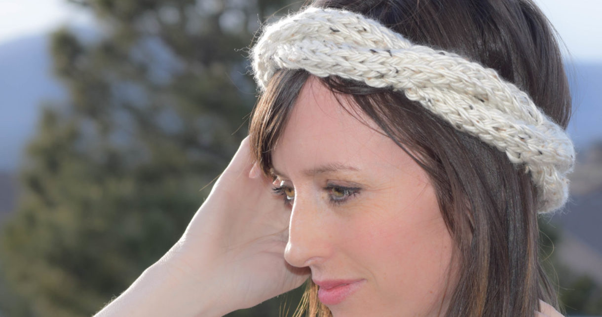 Download Spring Cabled Crown - Knit Headband Pattern - Mama In A Stitch