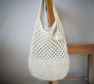 Timeless Crochet Duffle Bag by Juli