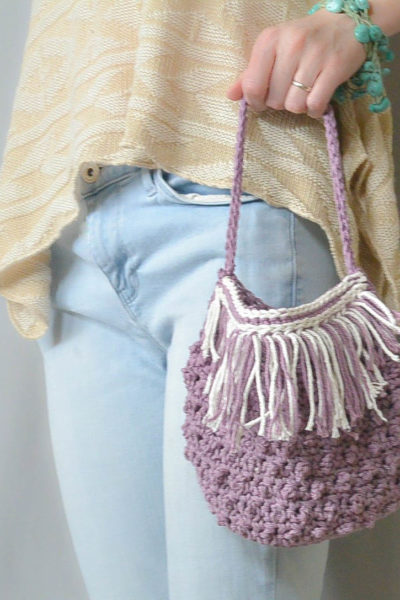 crochet pouch bag