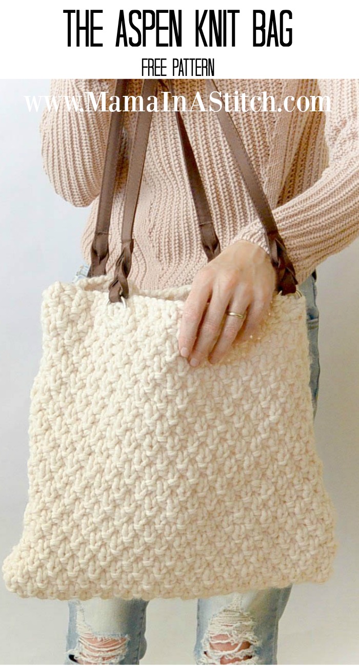 How to Make a Straw Bag - free knitting pattern
