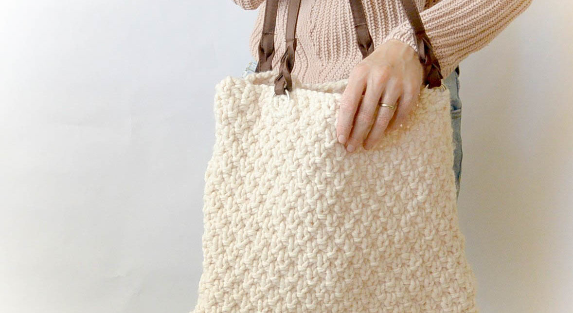 DIY Knitting Kit Tote Bag Málaga