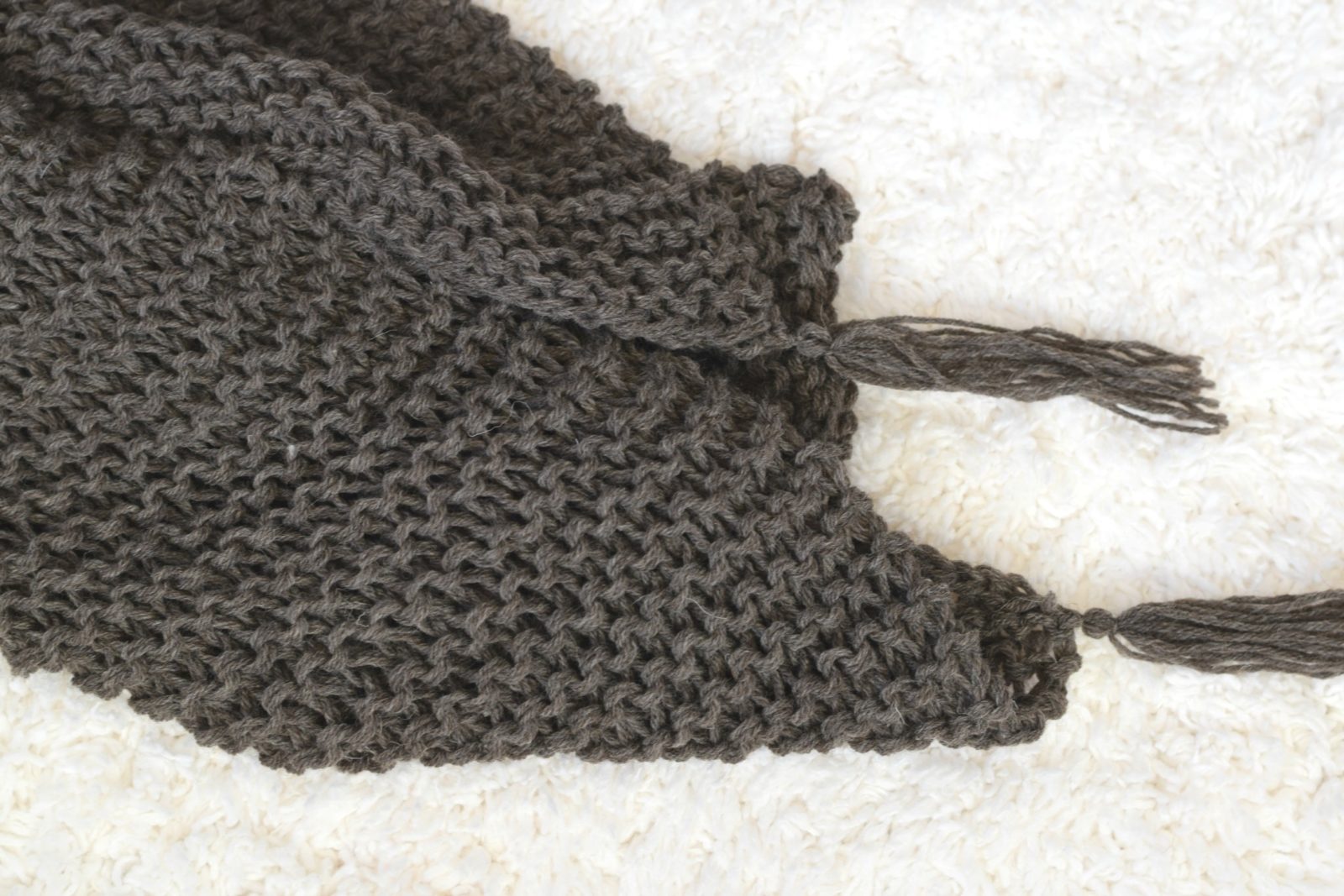Big Beginner Knit Shawl - Scarf Pattern – Mama In A Stitch