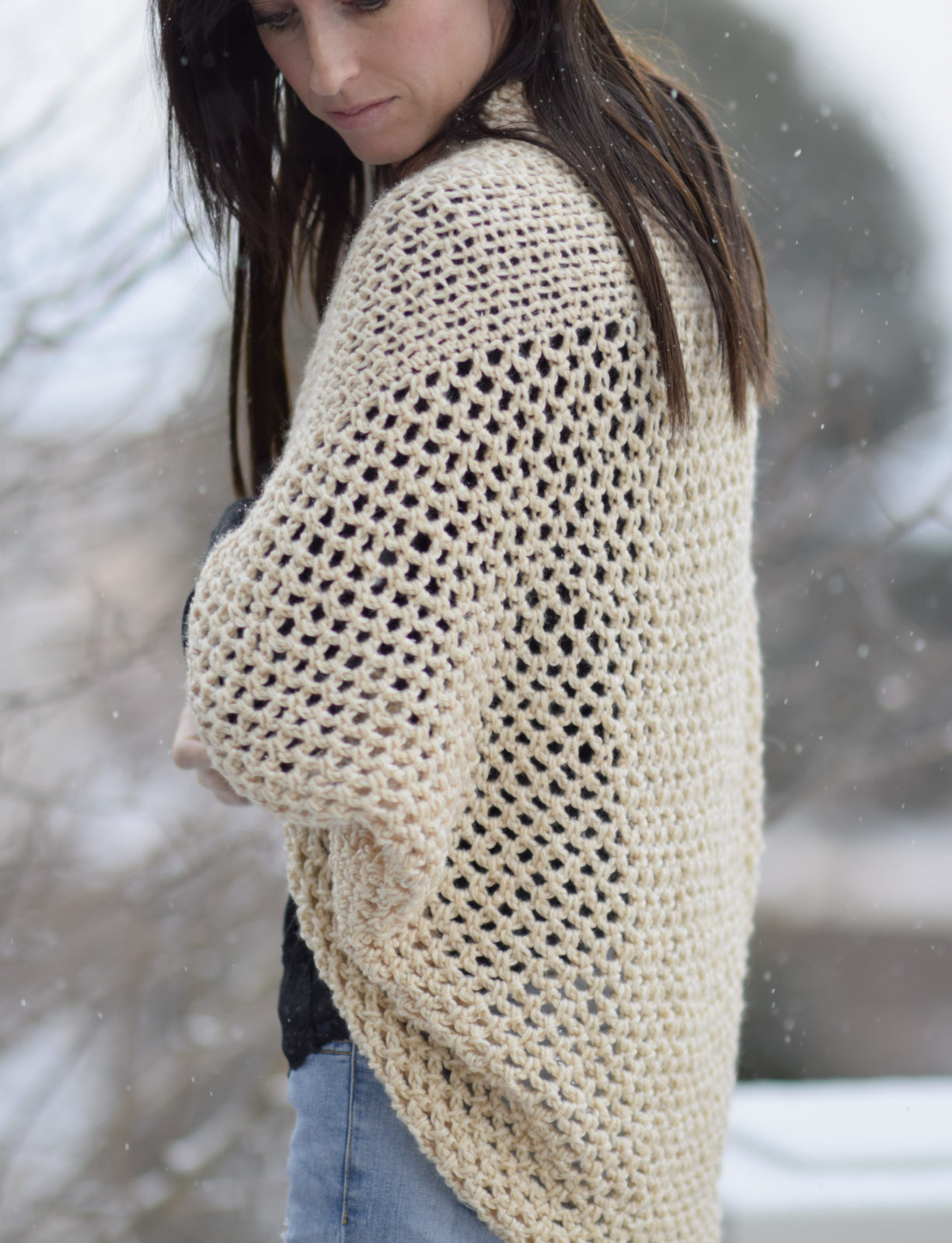 Mod Mesh Honey Blanket Sweater – Mama In A Stitch