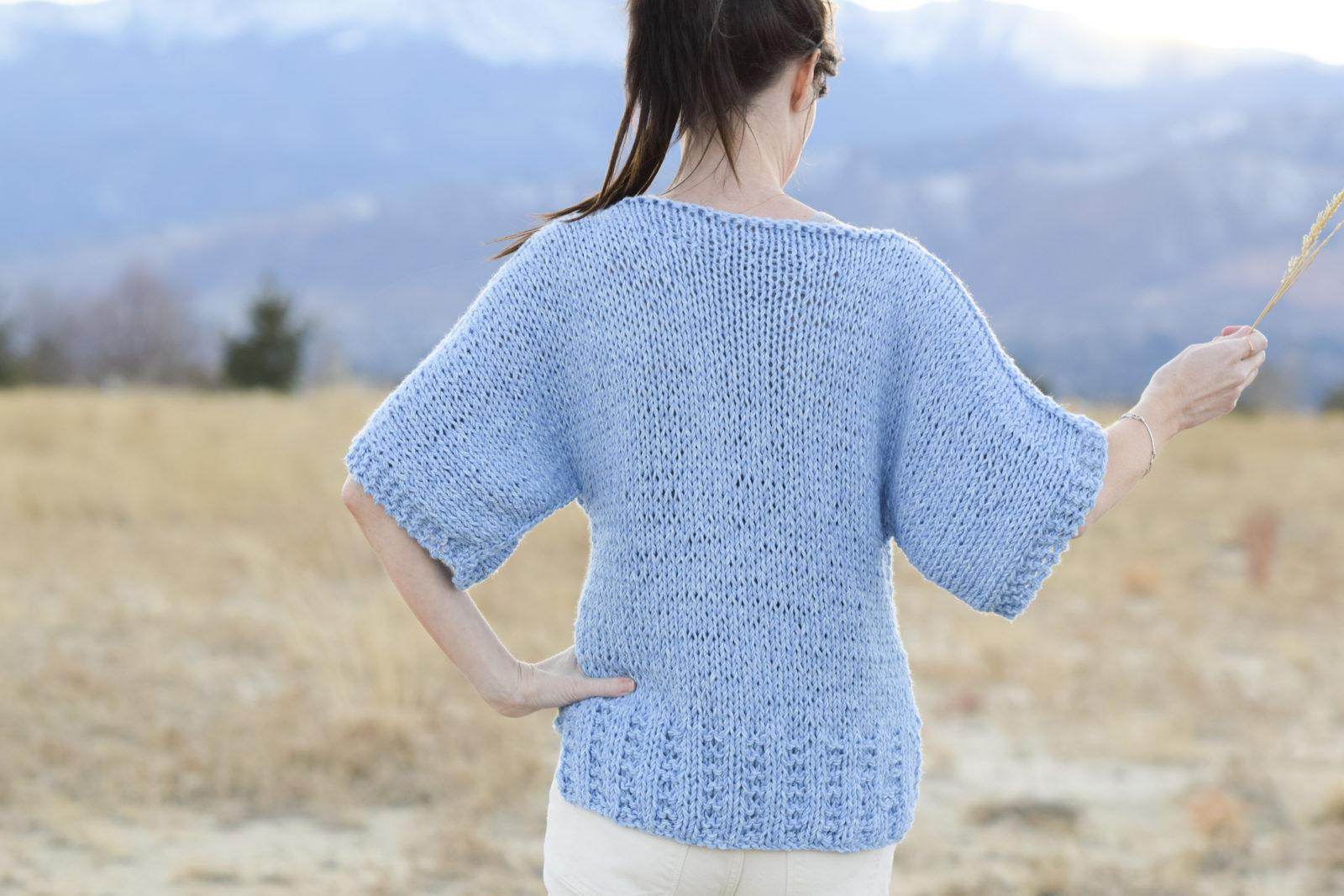 Womens easy knit sweater patterns for beginners free