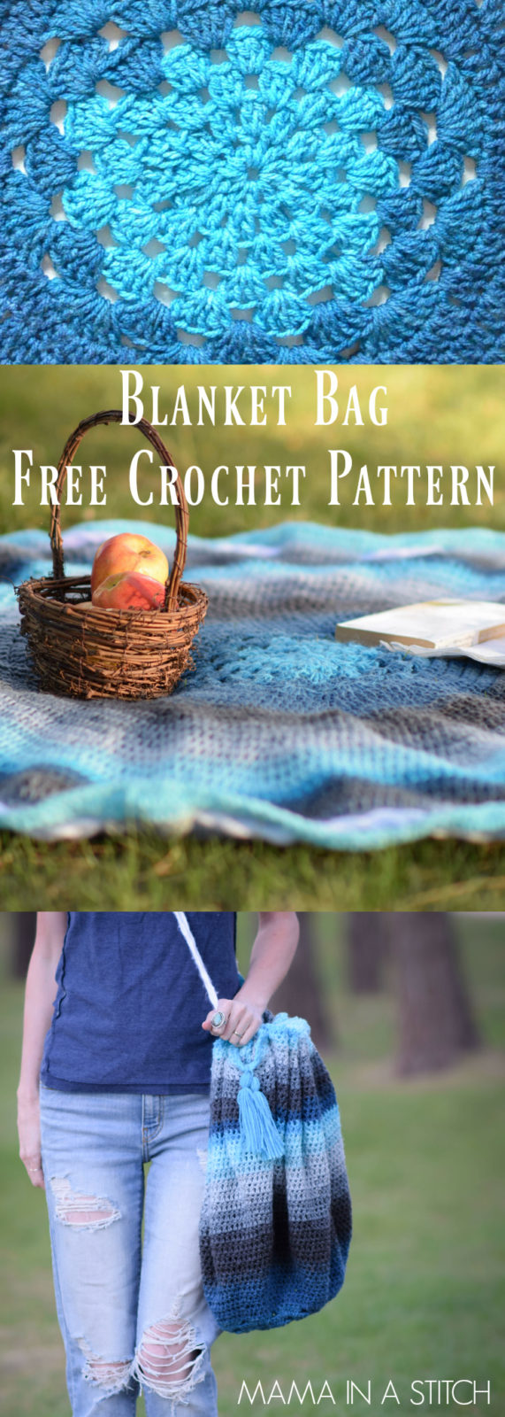 Cabin Stripes Blanket Crochet Pattern – Mama In A Stitch
