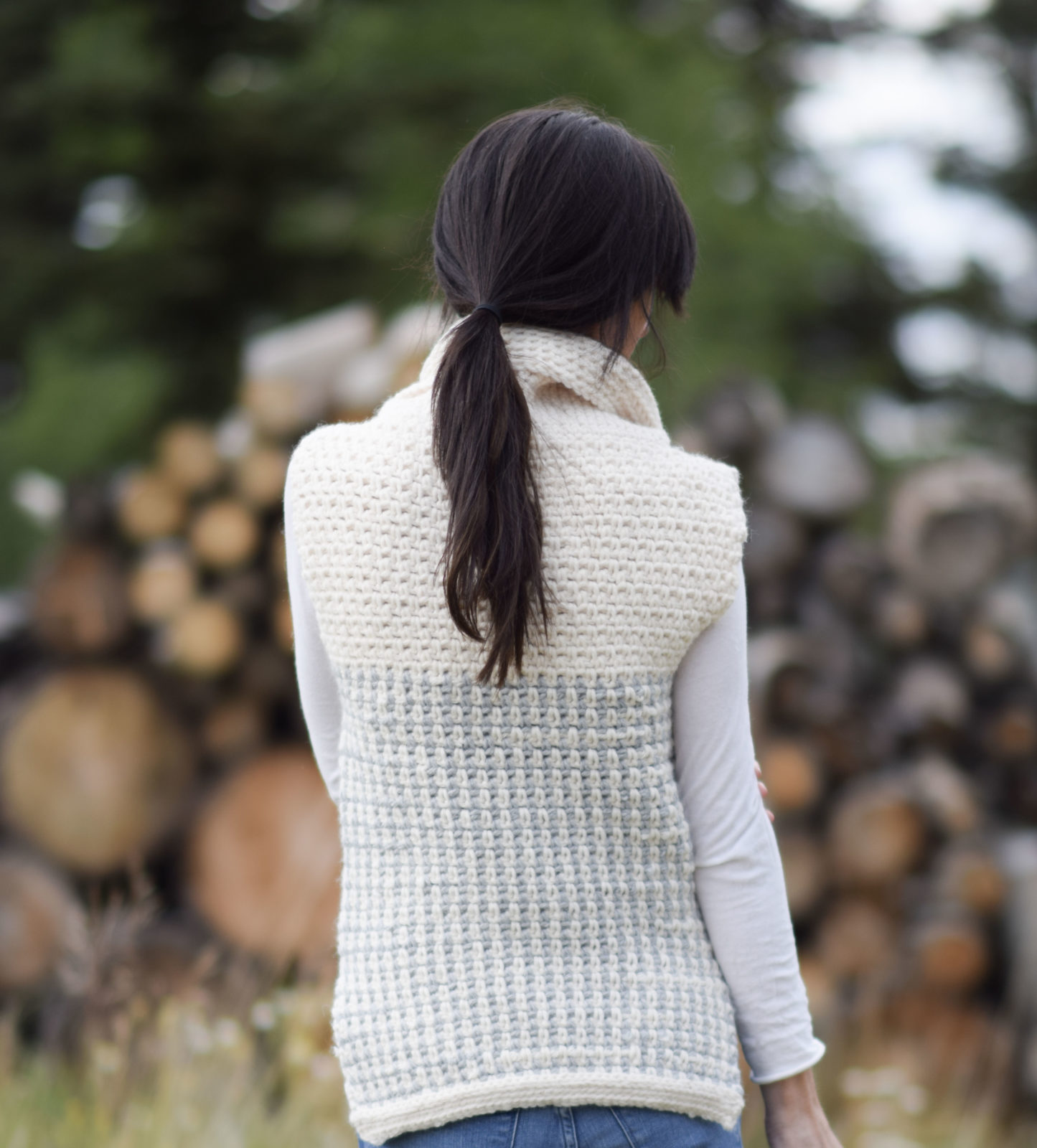 Faux Fur Vest Crochet Pattern – Mama In A Stitch