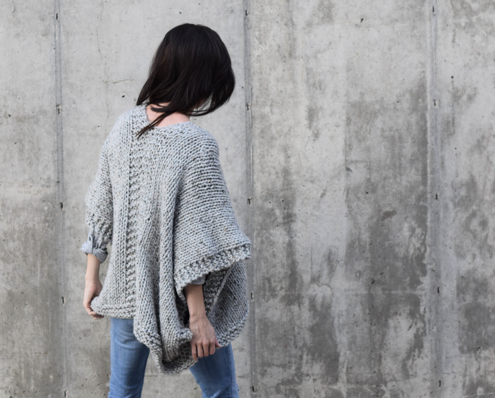 Telluride Easy Knit Kimono Mama Stitch – In Pattern A