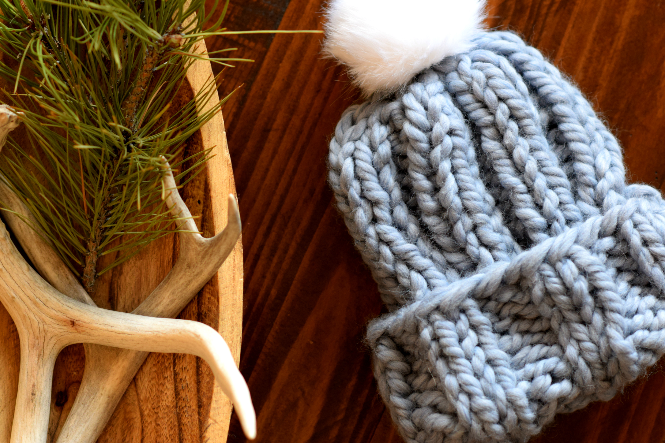 chunky bobble hat knitting pattern