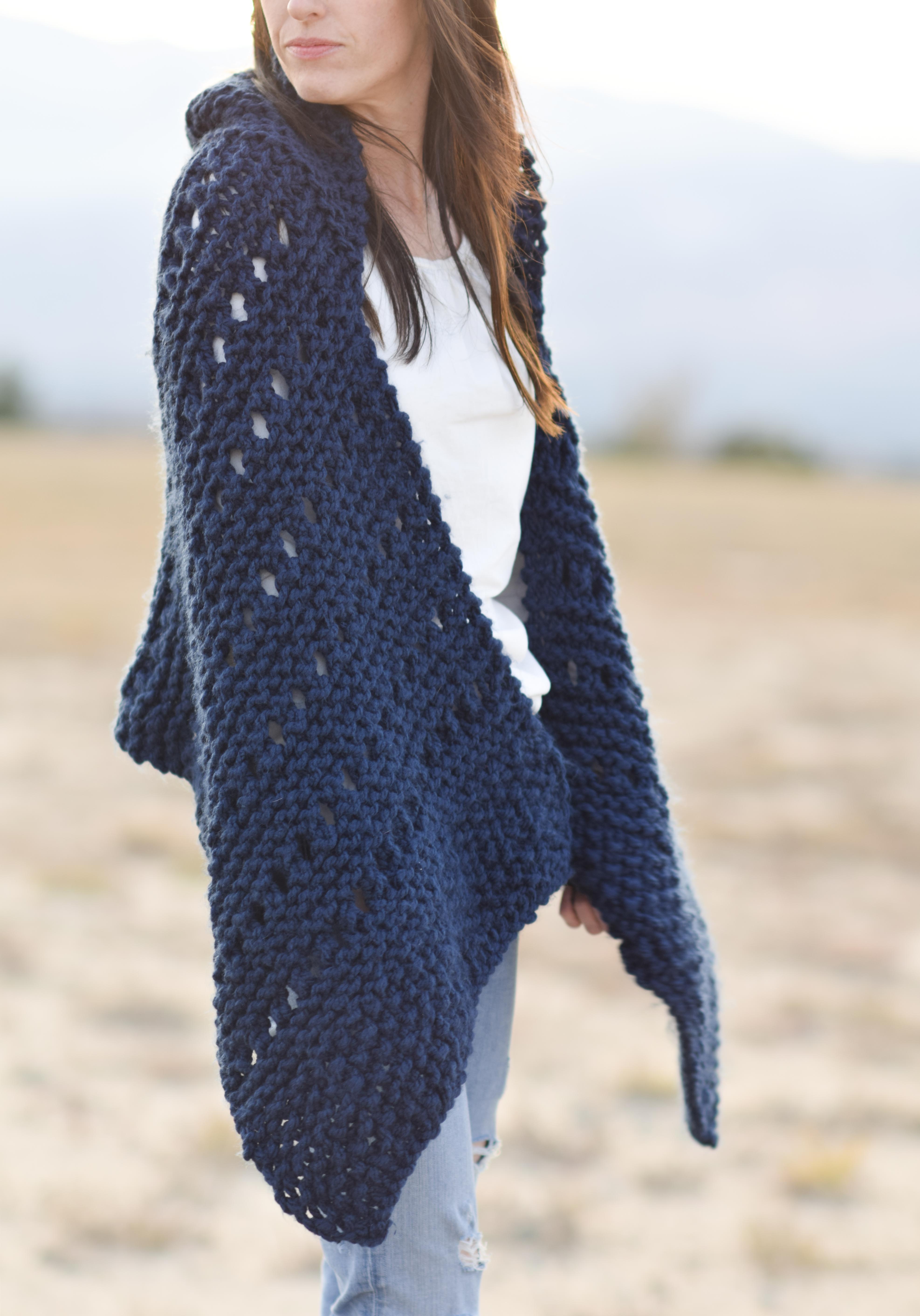 Wrap Me Up Sweater Scarf - Knitting Pattern — Knitatude
