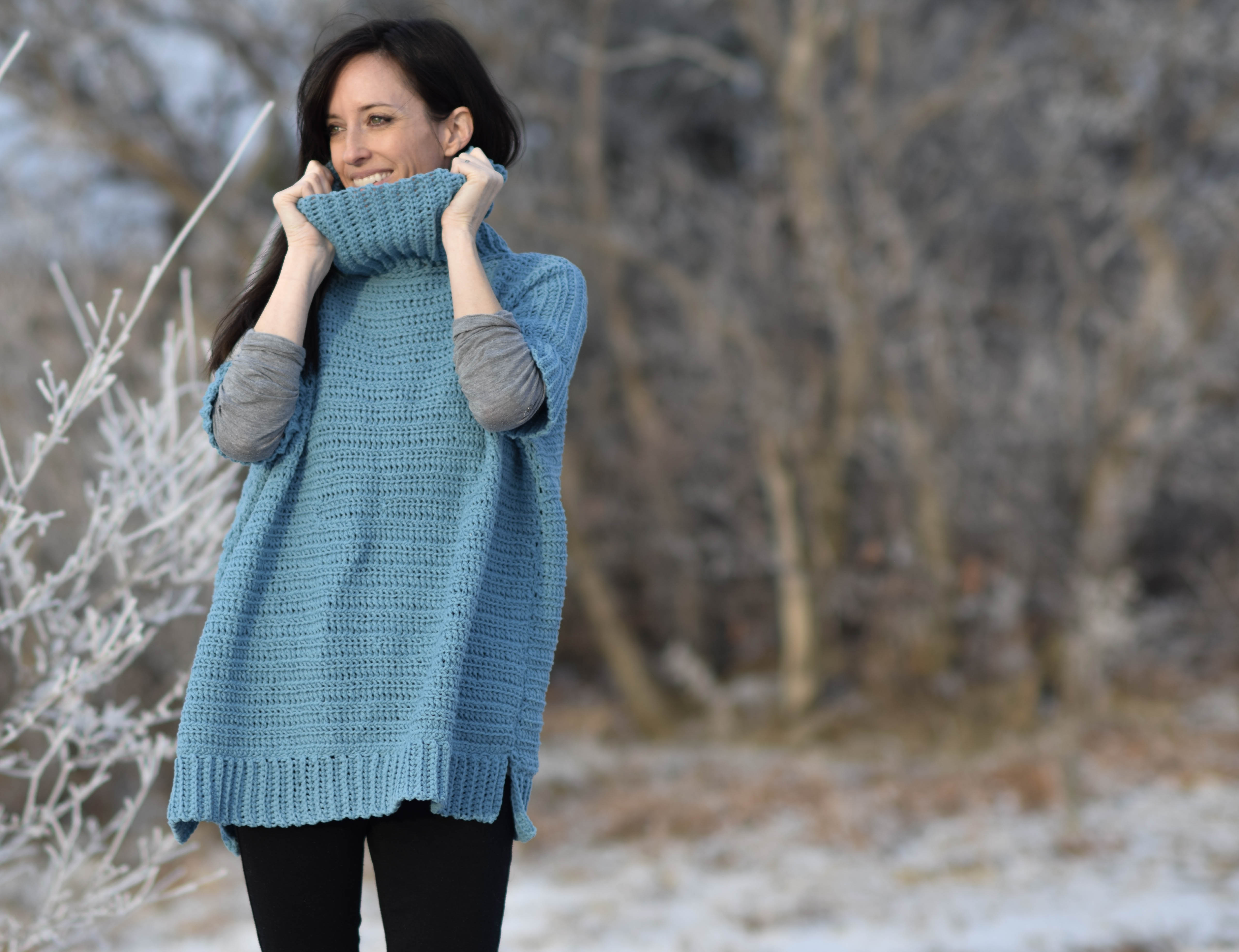 Knit Know-How + Cowl Neck Sweatshirt