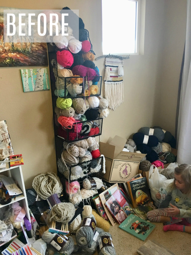 7 Clever Ideas for Organizing and Storing Yarn  Knitting room, Craft room  storage, Craft room design