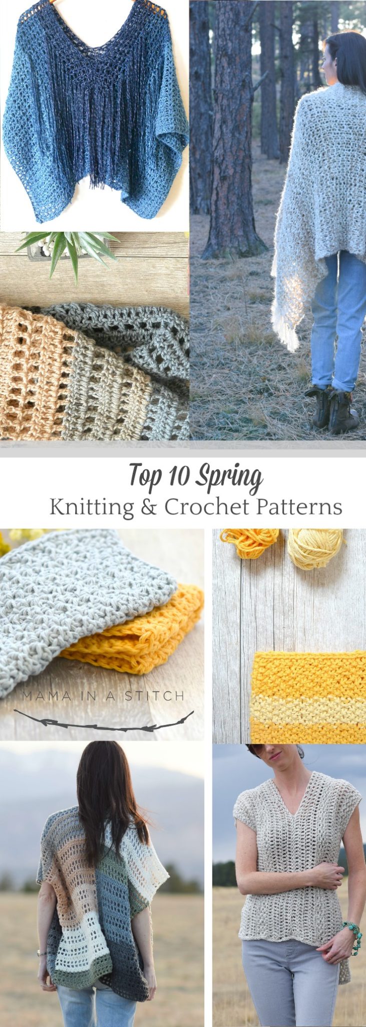 Top 10 Spring Knitting & Crochet Patterns Mama In A Stitch