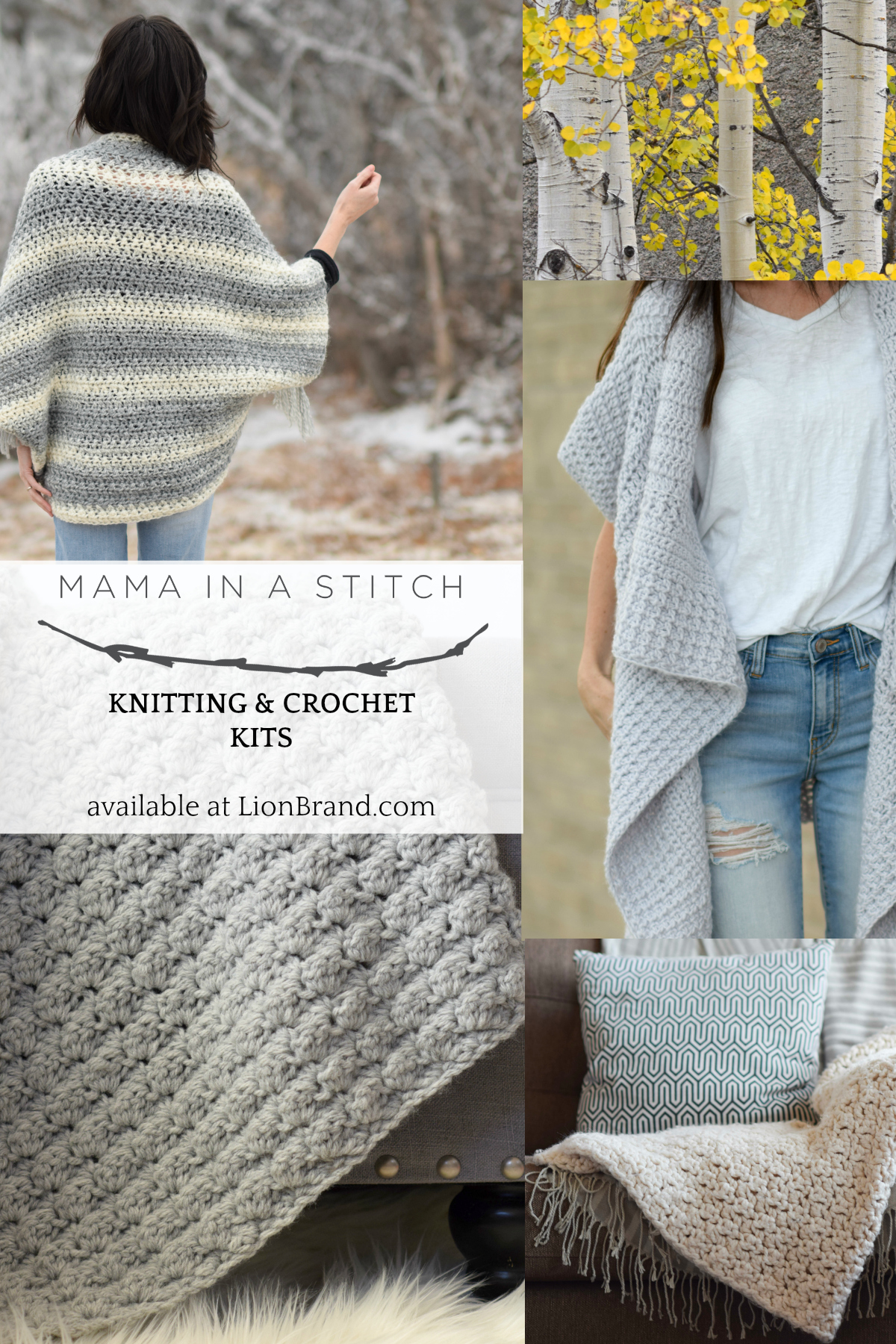 Mama In A Stitch & Lion Brand Yarn Kits – Mama In A Stitch, lion brand yarn  