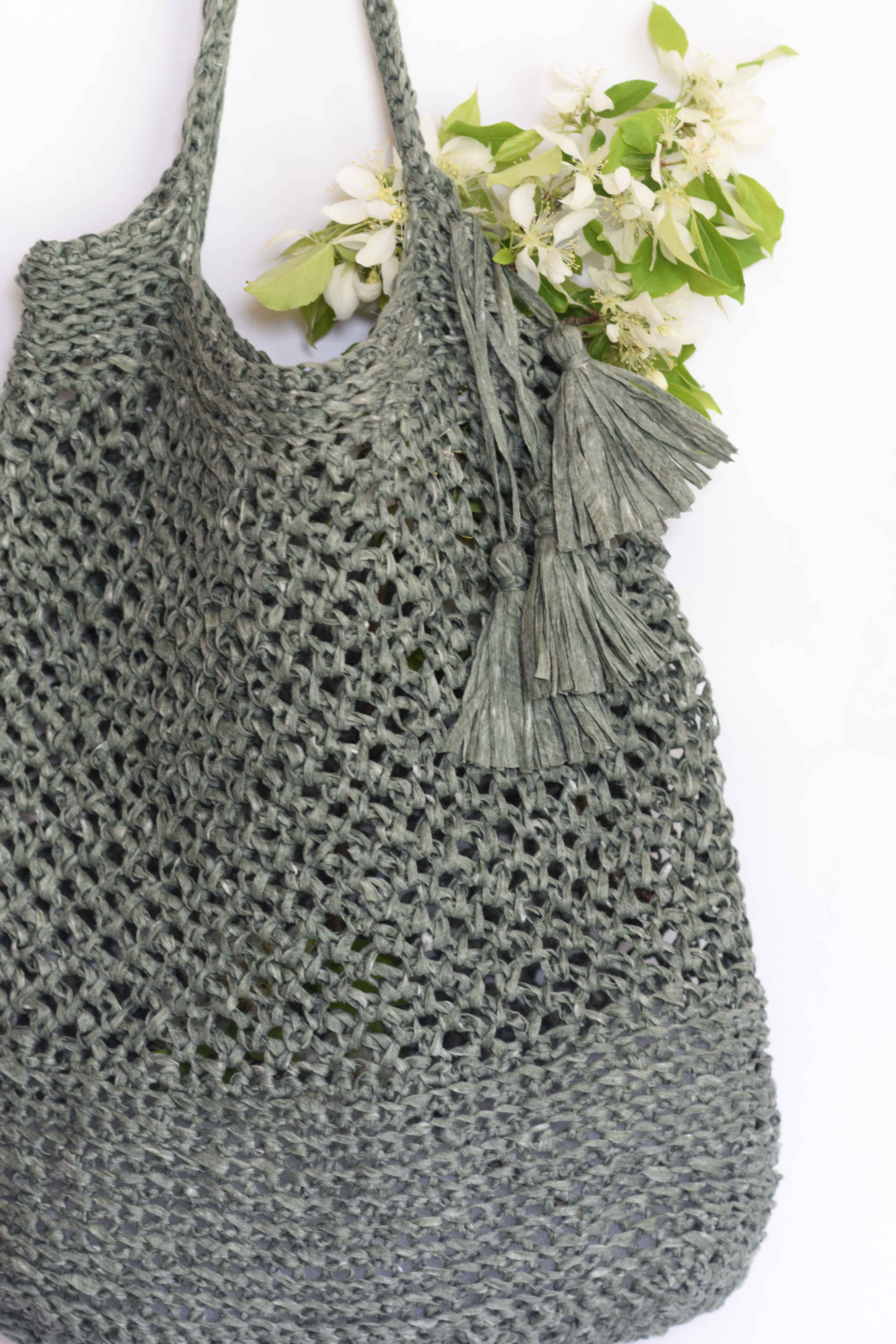 Crocheted Market Bag Pattern Palmetto
