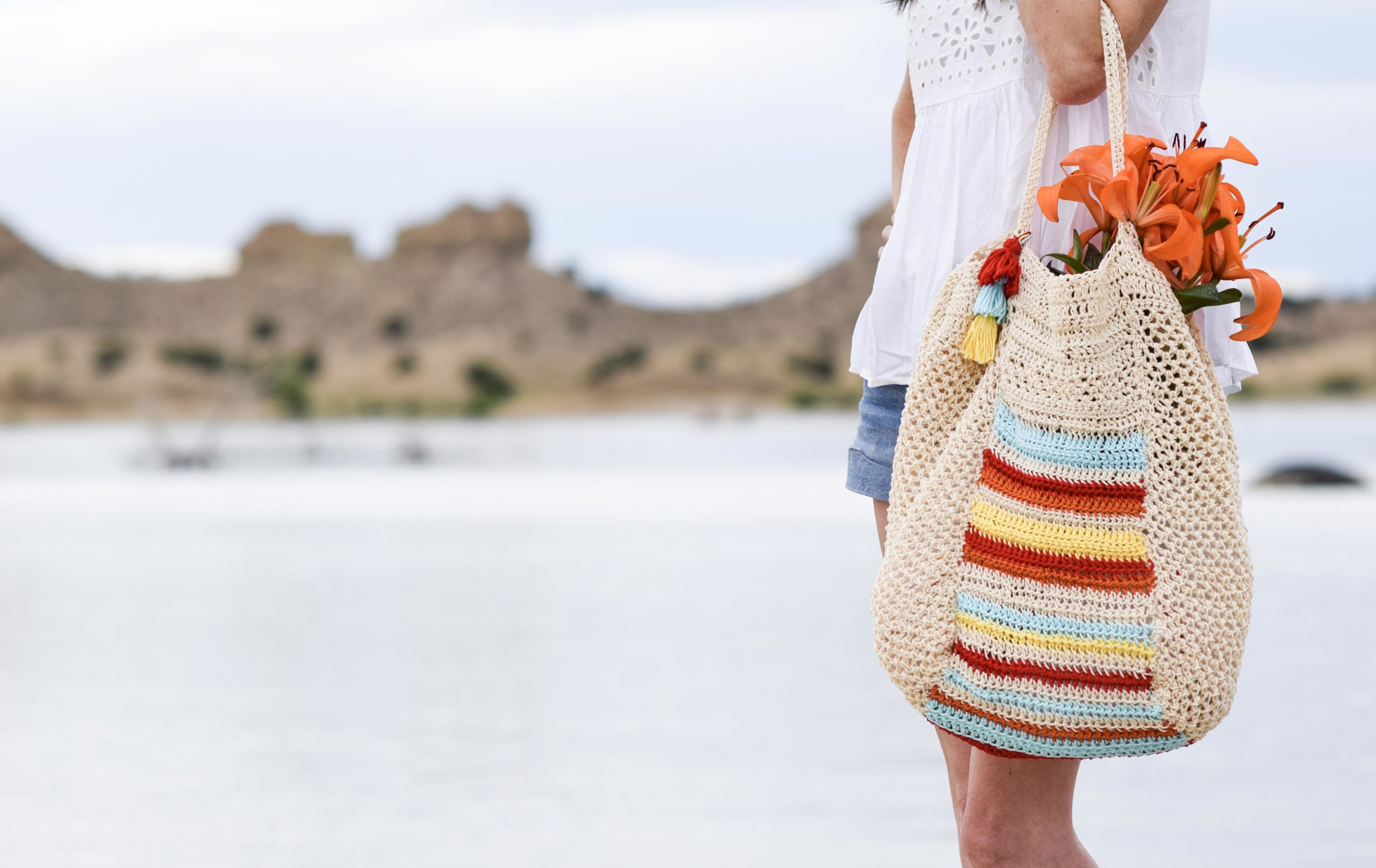 Mona Crochet Mini Bag, Black - Etsy