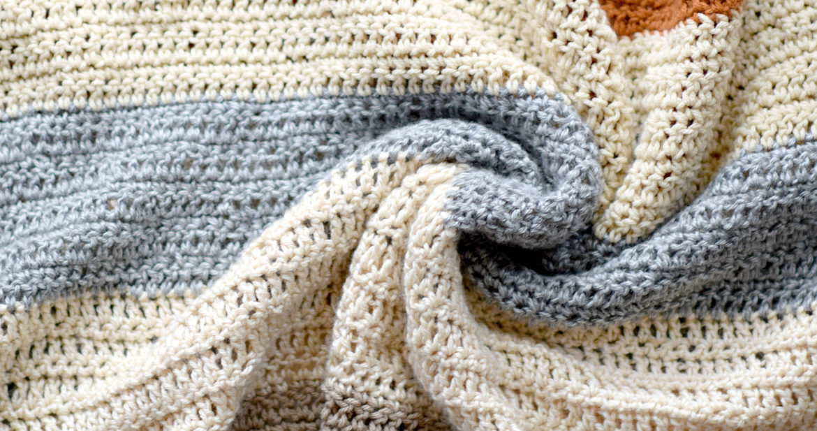 How To Crochet A Beginner Fall Throw Blanket Mama In A Stitch