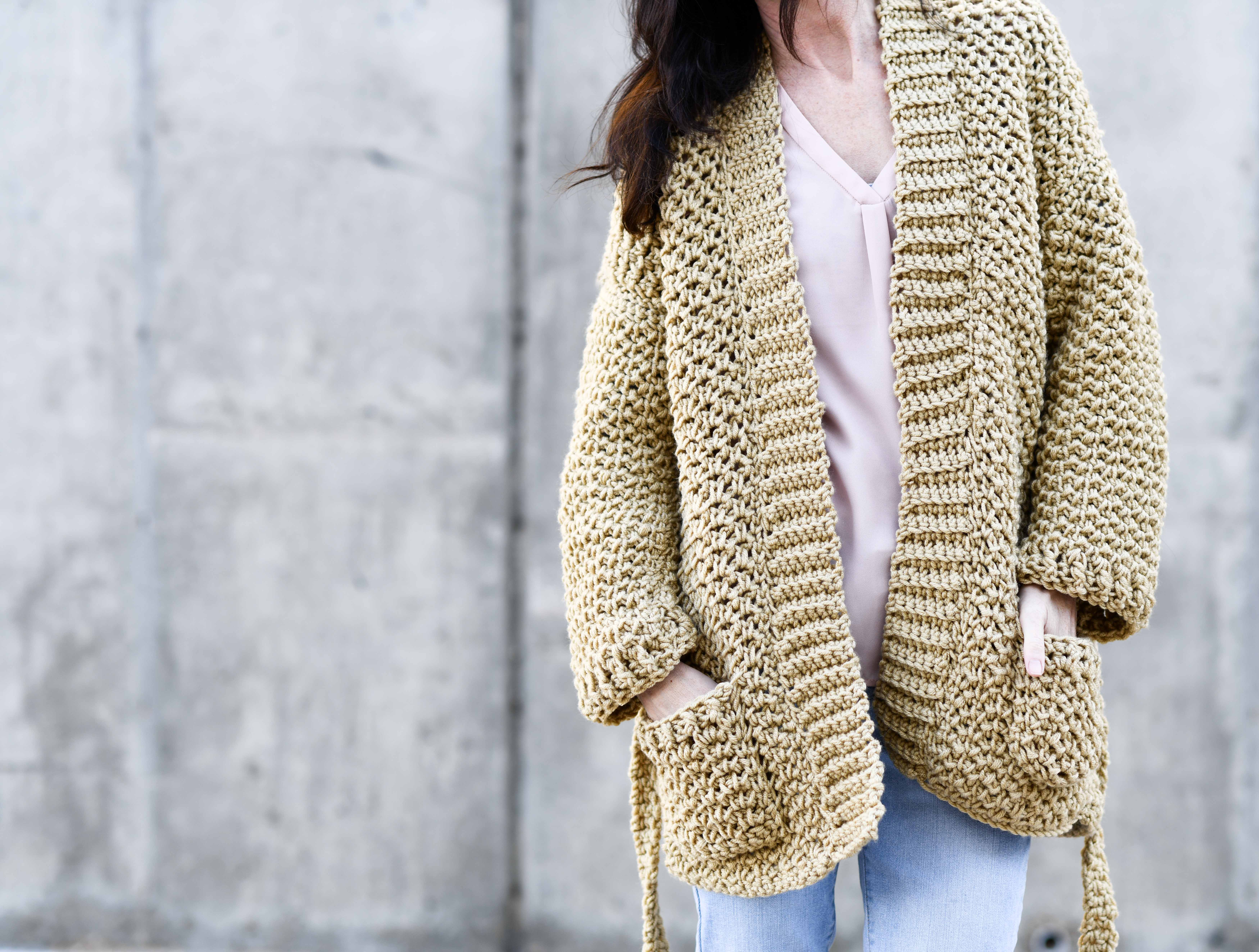 Sweater Coat Cardigan Crochet Pattern More Mama In A Stitch