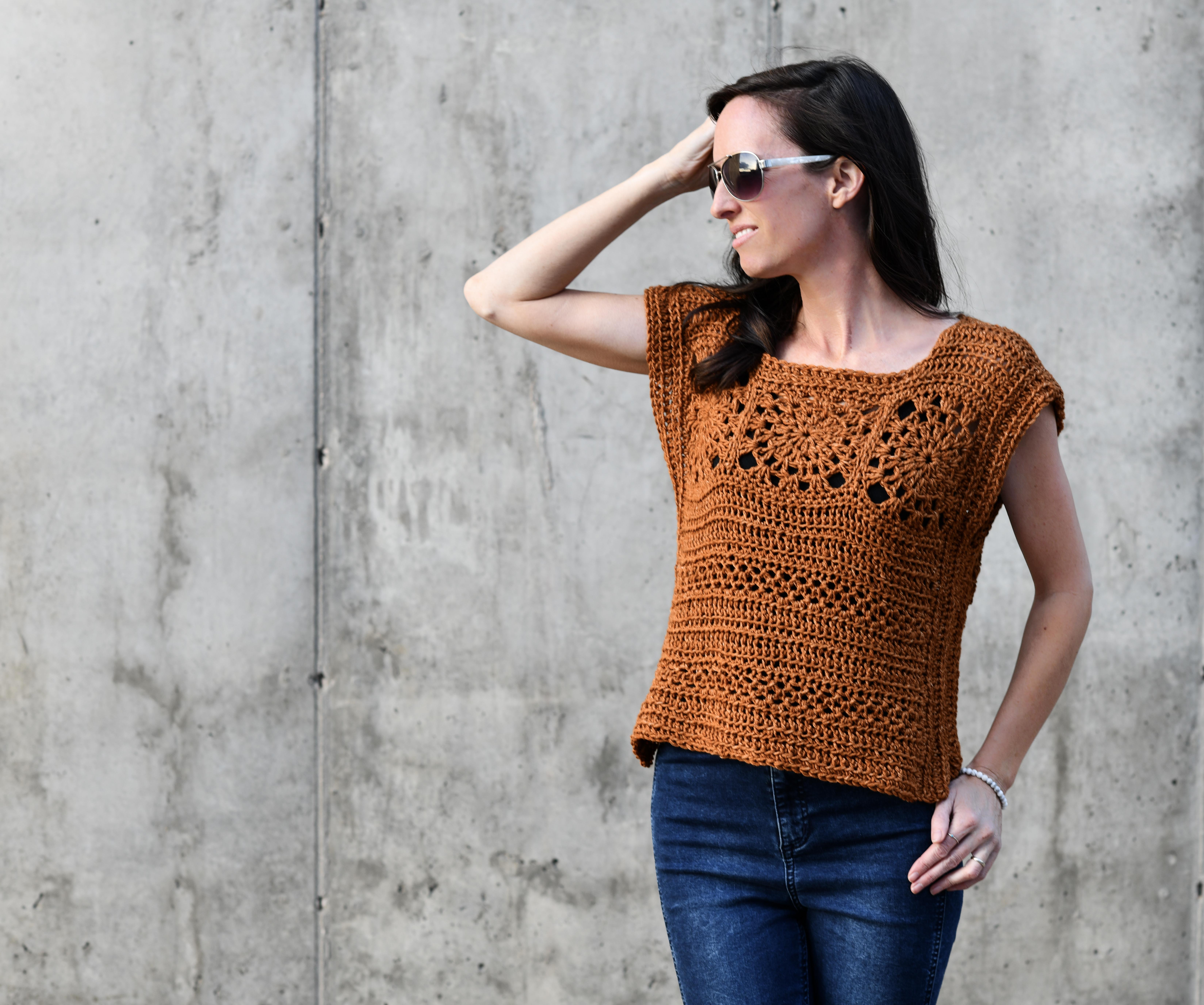 How To Crochet A Summer Boho Top Free Pattern Mama In A