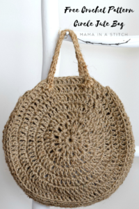 How To Crochet A Summer Circle Bag - Free Crochet Pattern – Mama In A ...