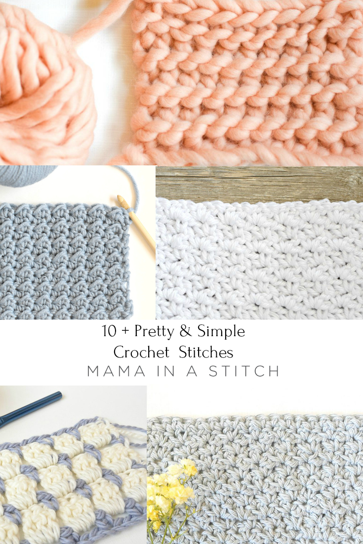 Ultimate List of Unique Crochet Stitches (over 40 free patterns!) 