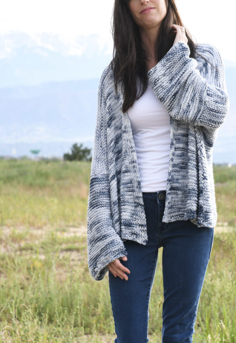 Painted Sky Comfy Shrug - Beginner Sweater Pattern – Mama In A Stitch