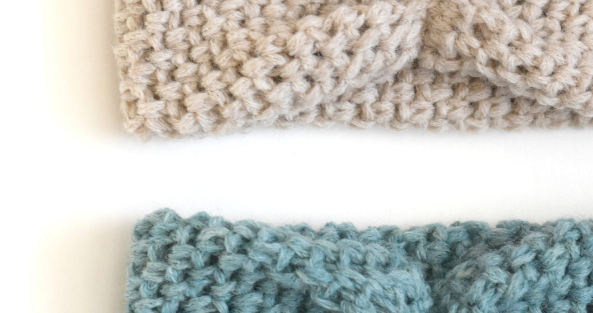 Faux Bow Easy Crochet Headband Pattern Mama In A Stitch