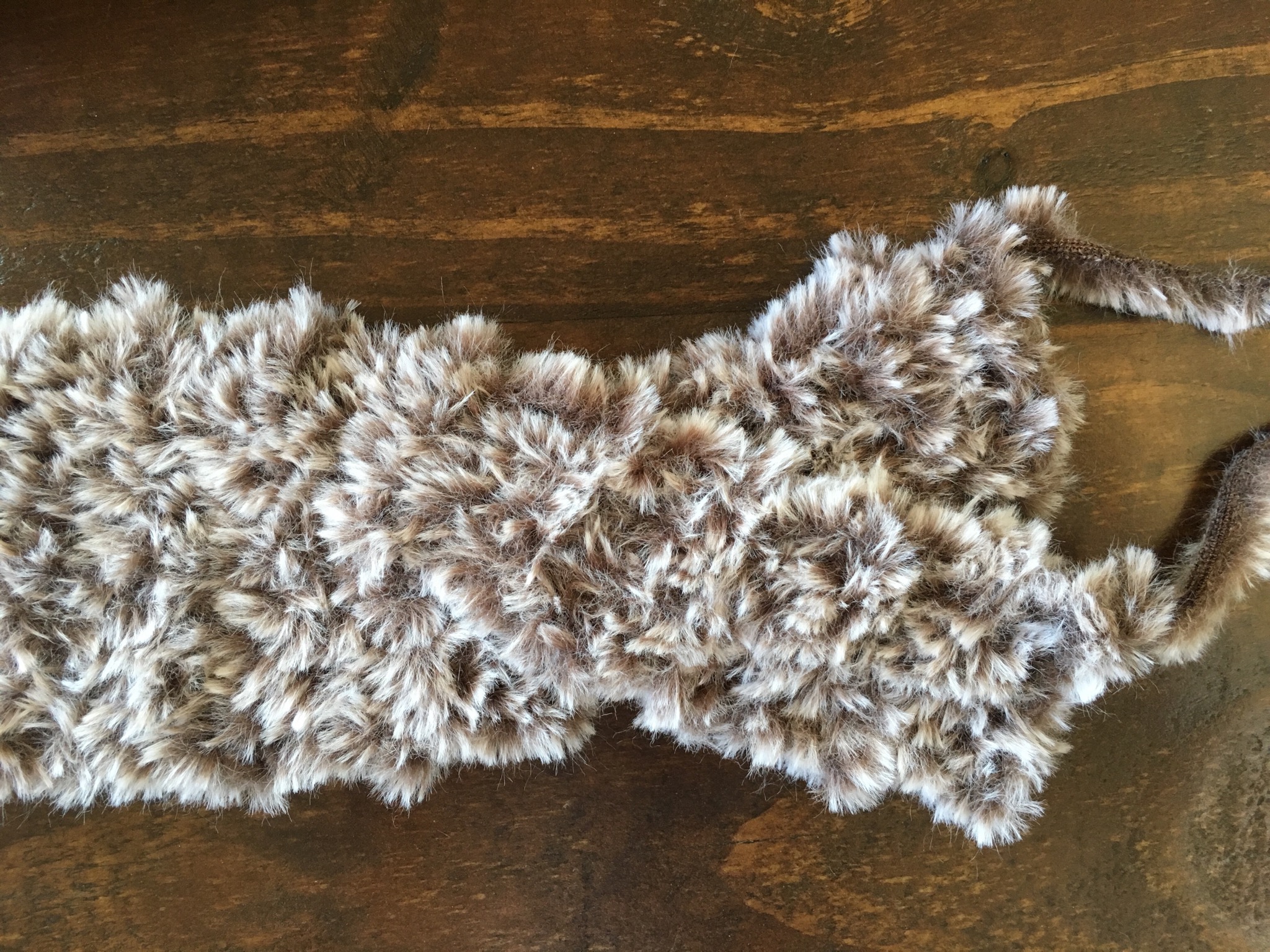 Crochet Faux Fur Headband - All About Ami