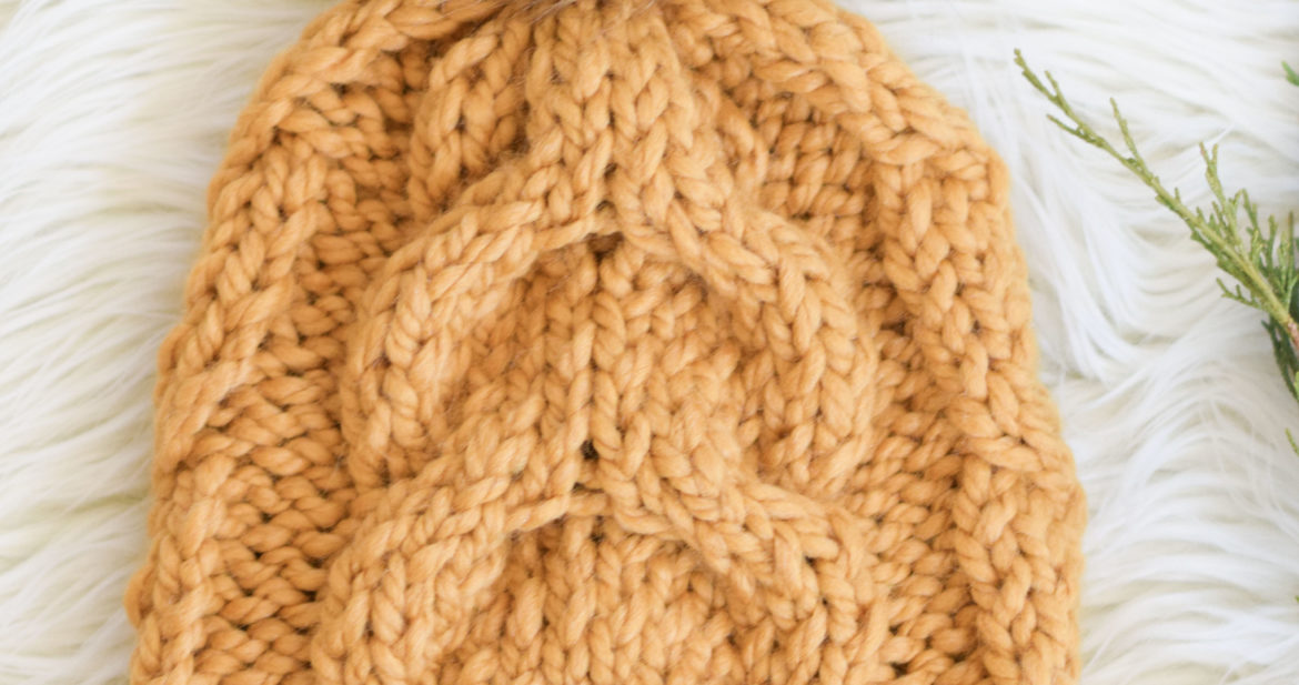 How To Knit A Cable Hat Golden Waves Toque Mama In A Stitch