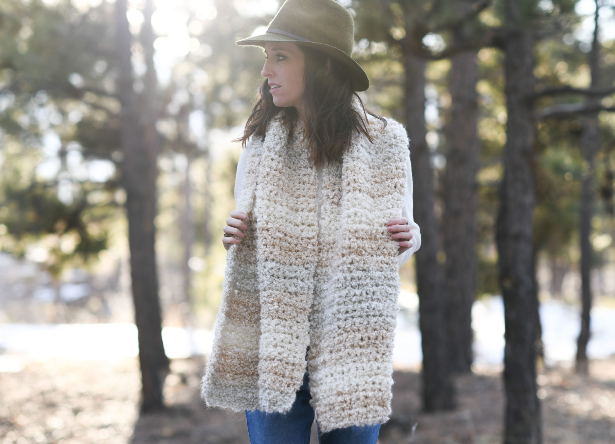 Juno Boucle Beginner Crochet Wrap Free Pattern – Mama In A Stitch