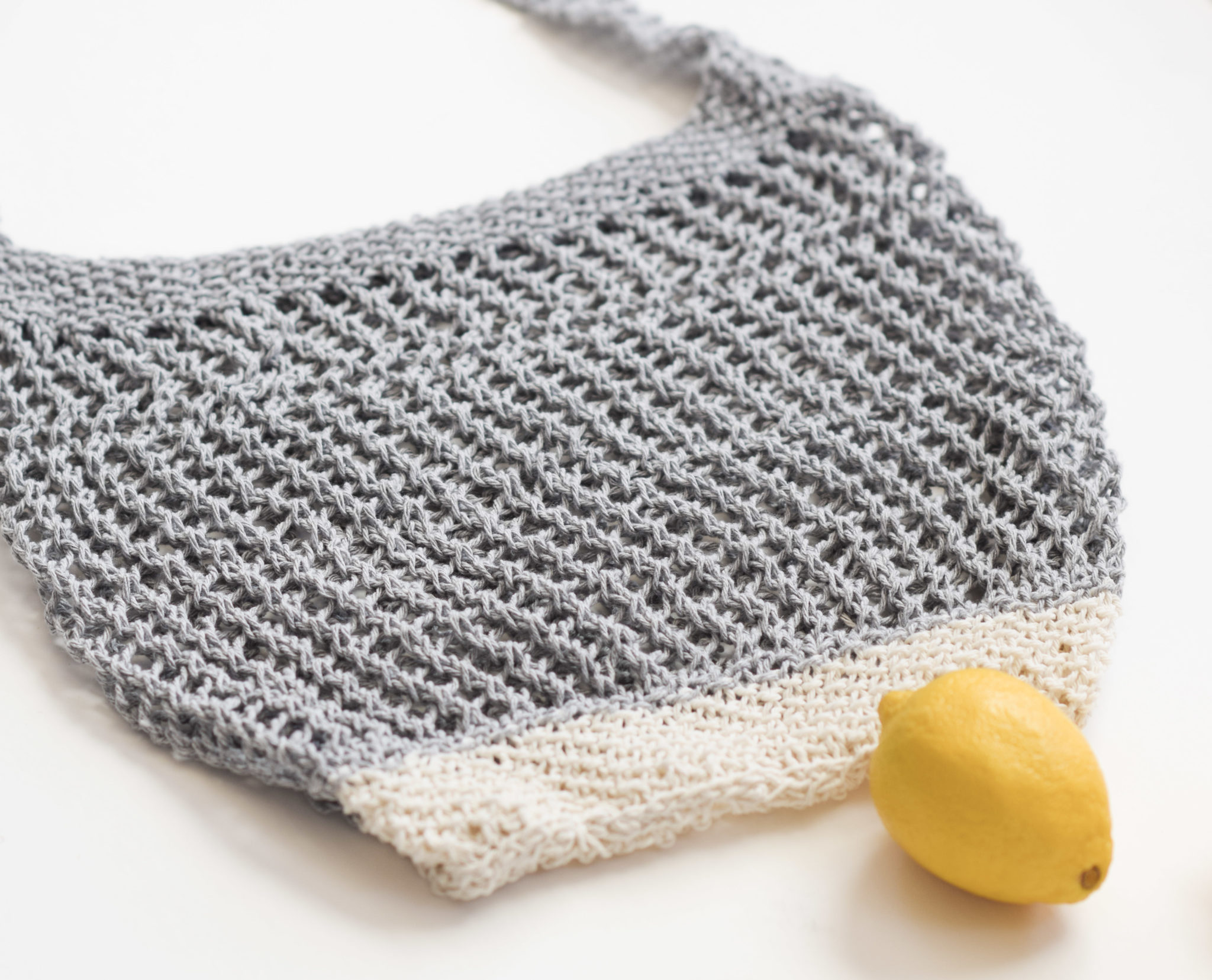 How To Knit A Market String Bag Mama In A Stitch