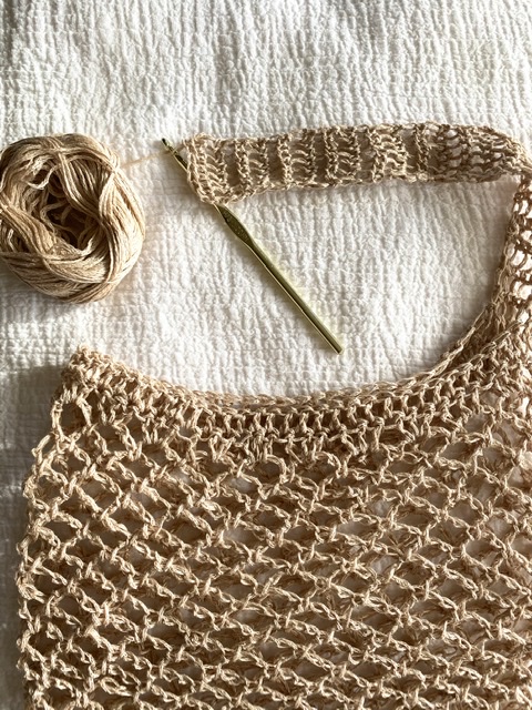 How To Crochet A String Shopping Bag – Mama In A Stitch