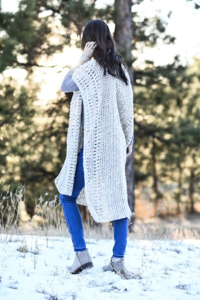 Winterfest Ruana Crochet Pattern – Mama In A Stitch