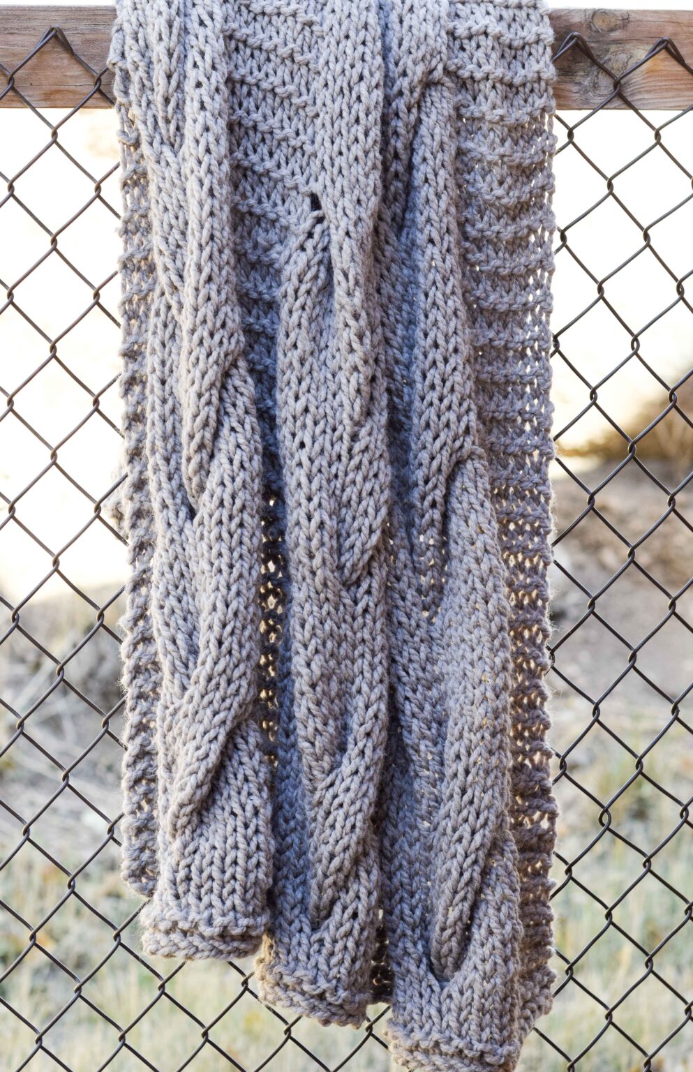 Cable Knit Blanket Pattern Mama In A Stitch