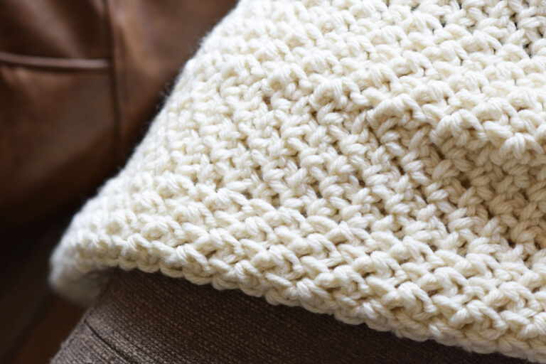 Alpenhaus Ripple Moss Stitch Blanket Mama In A Stitch