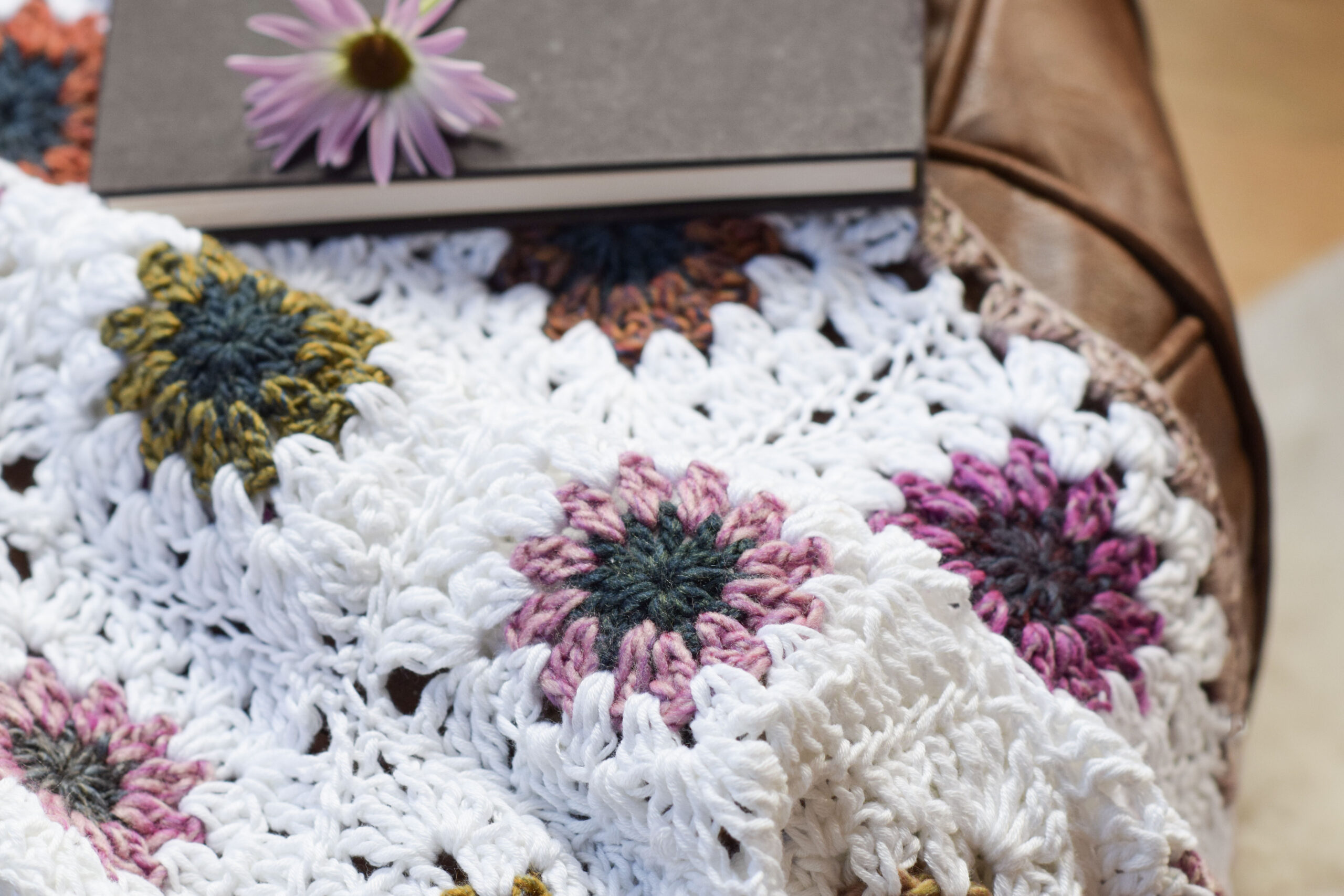 Flower Granny Square Blanket – Mama In A Stitch