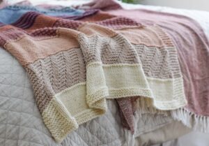 Rocky Mountain Sampler Blanket Knitting Pattern – Mama In A Stitch