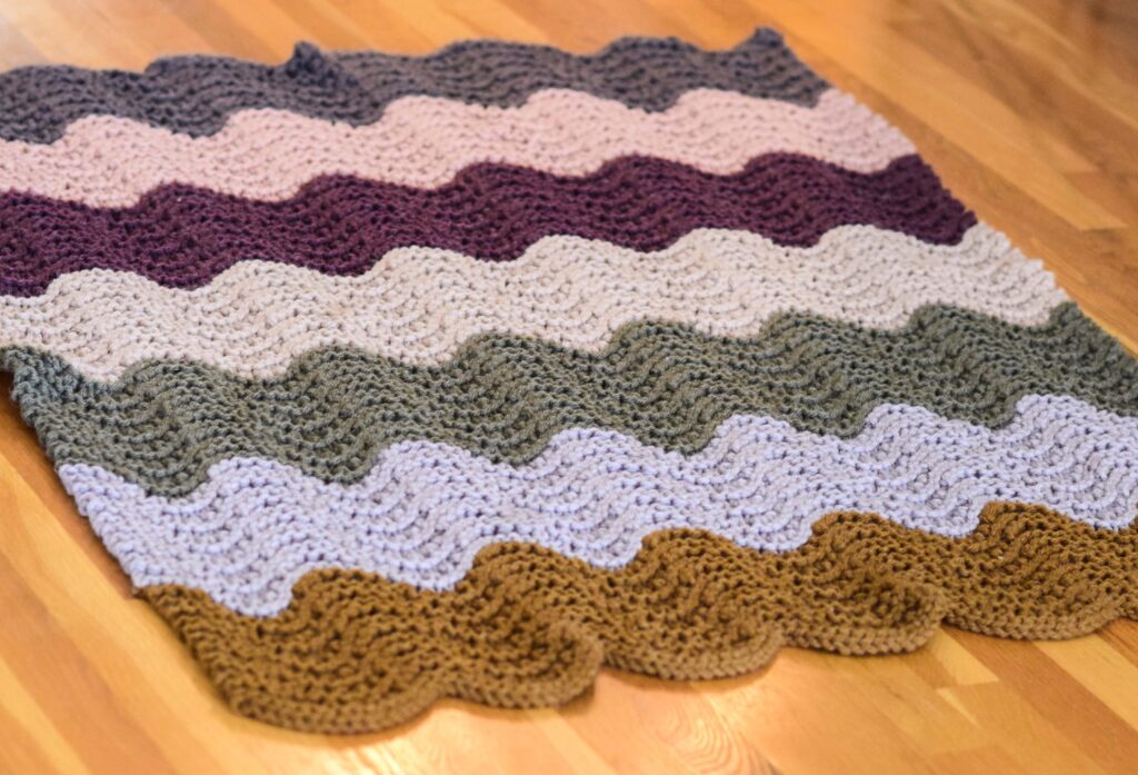 Wavy Knitting Pattern